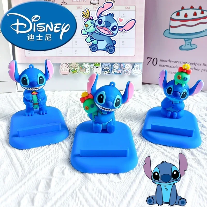 

New Disney Stitch Mobile Phone Holder Anime Figure Modeling iPad Lazy Holder Portable Holders Room Decoration for Friends Gifts