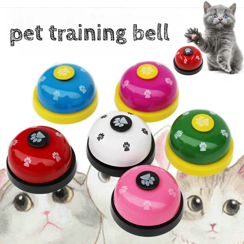 Cloche D'Entraînement Interactivo Pour Chien Et Chat, Jouet Appelé QueSmall Bells, Anneau D'Empreinte Chat, Chaton, Alimentación