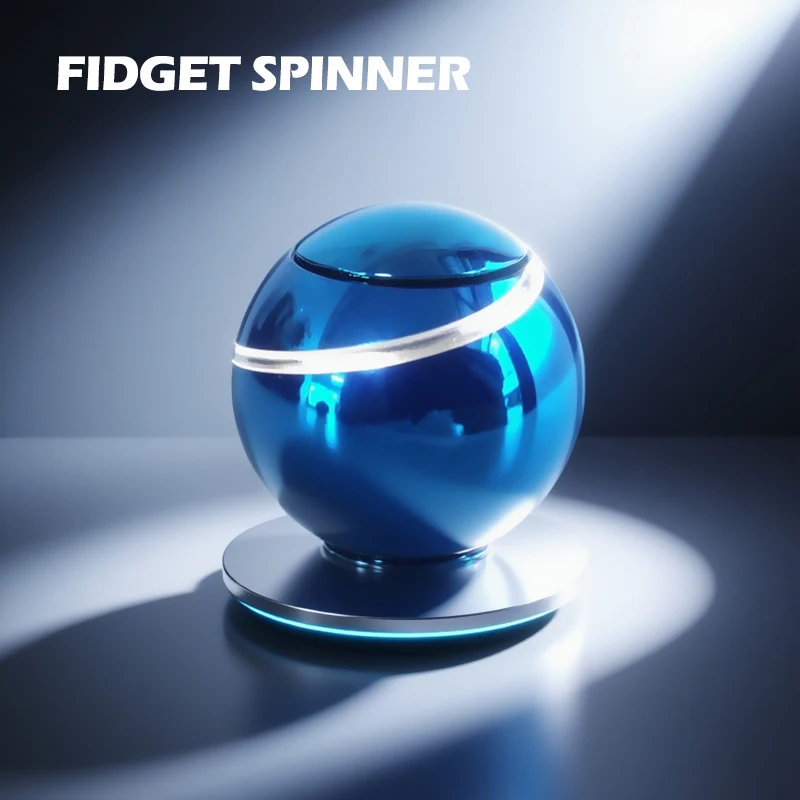 Metalowy żyroskop EDC na opuszki palców, zabawka antystresowa dla dorosłych, obrotowe urządzenie biurkowe poprawiające koncentrację i skupienie.