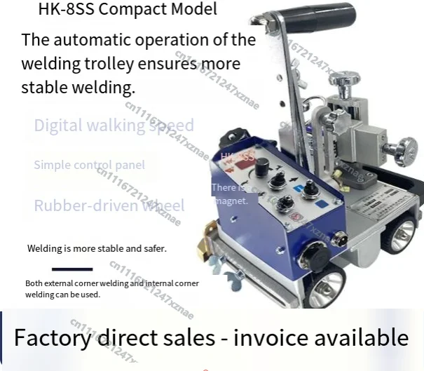 For Steel Structure Ship Building Bridge,HK-8SS Portable Automatic Magnetic Welding Trolley 22W MIG Fillet Welder
