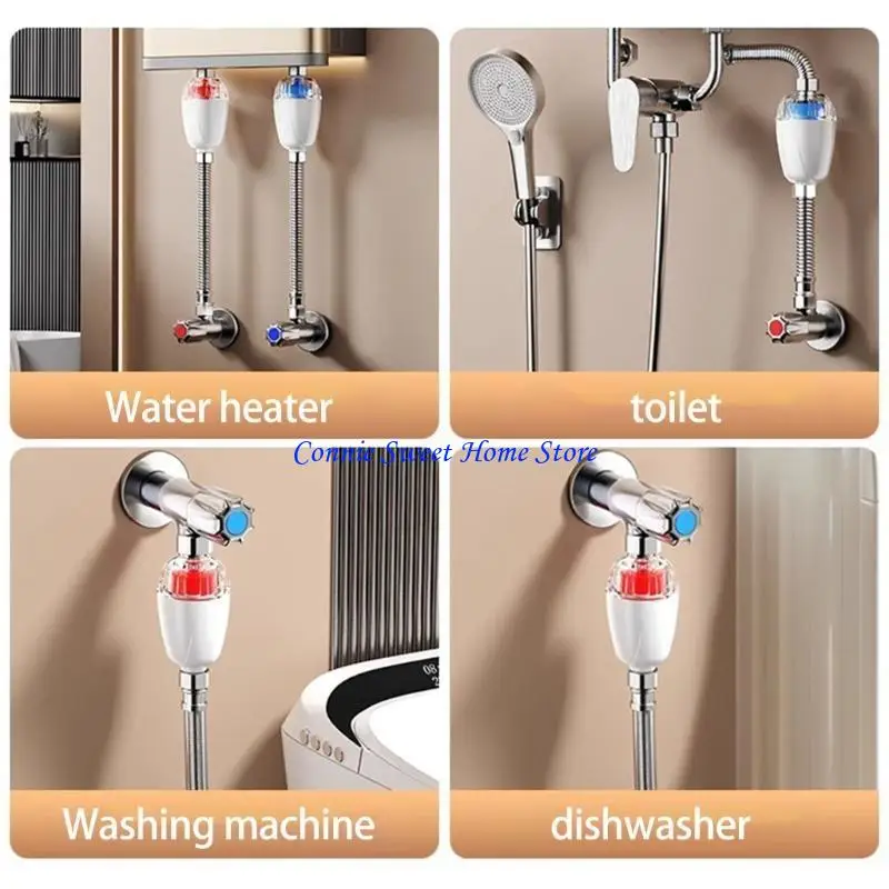 

LXAF Electric Water Heater Inlet Filter Water Outlet Purifiers Household Pre-Filter