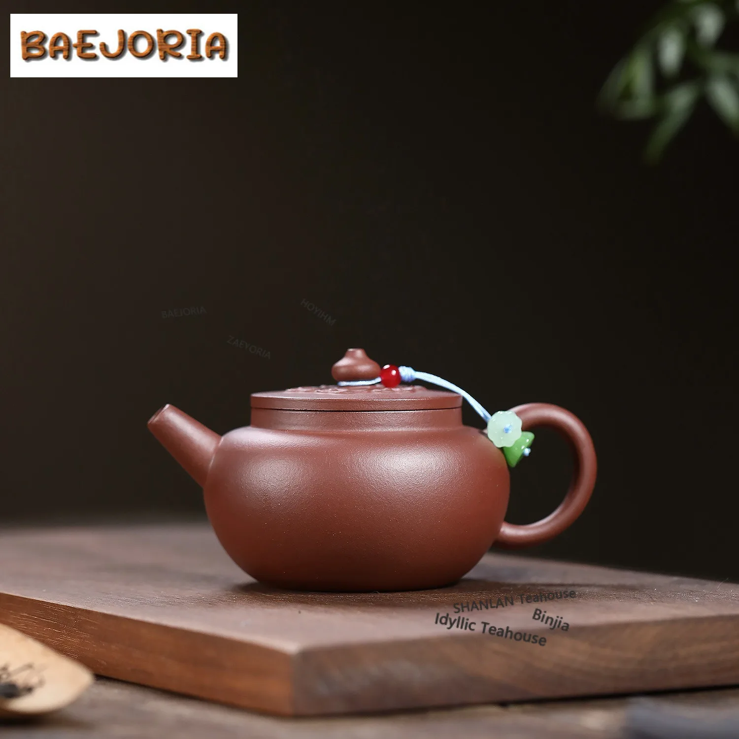 

190ml Creative Yixing Purple Clay Teapots Handmade Blossoms Qinghuan Pot Raw Ore Di Cao Qing Mud Kettle Chinese Zisha Tea Set