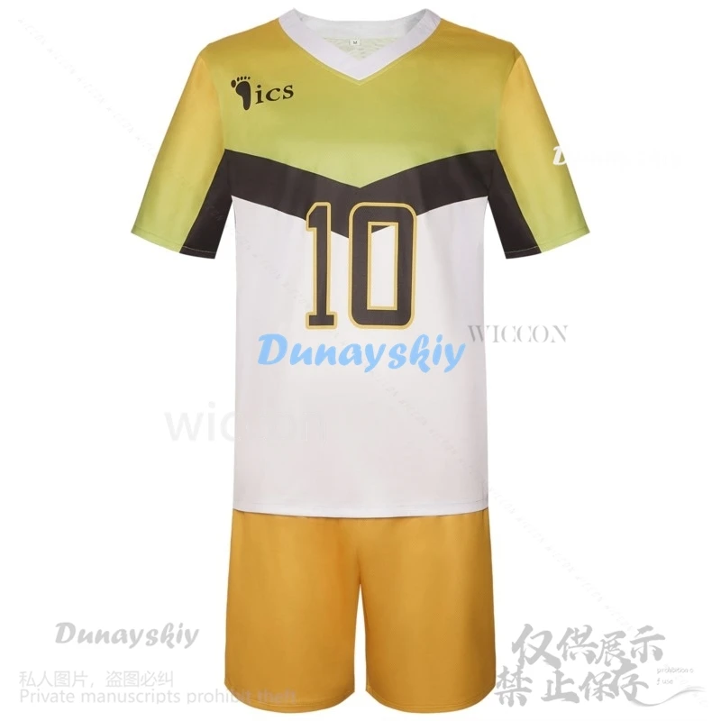 Anime Itachiyama Instituut Uniform Cosplay Sakusa Kiyoomi Kostuum Volleybal Jongen Jas T-shirt Set Voor Man Halloween Aangepast