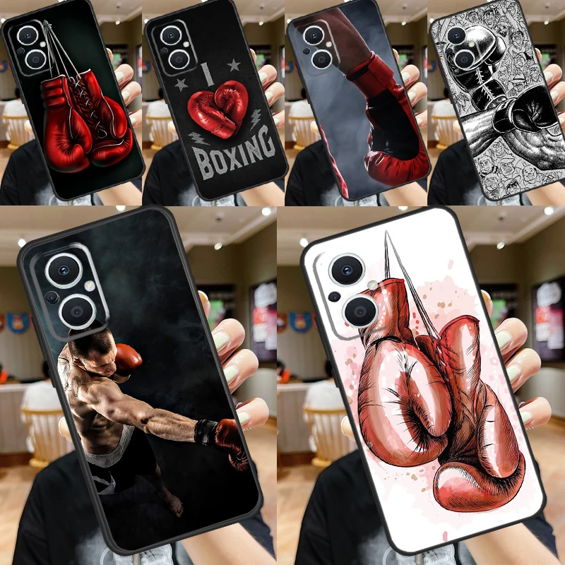 I Love Boxing Case For OPPO Reno 11 F 10 Pro 4Z 5Z 8T 4 5 6 7 8 Lite OPPO Find X6 Pro X2 X3 X5 Lite Cover