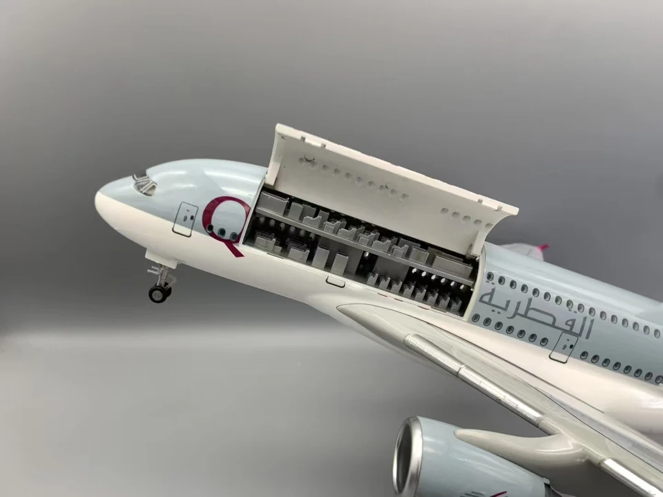 NEW A380 Qatar Airways Model Plane 18 inchs Large Model Airplane