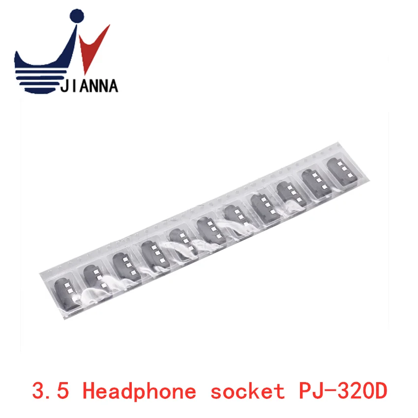 Pakket Postcode Met 3.5 Hoofdtelefoon Aansluiting PJ-320D Patch Audio Moeder Socket Bluetooth Audio Socket Hoofdtelefoon