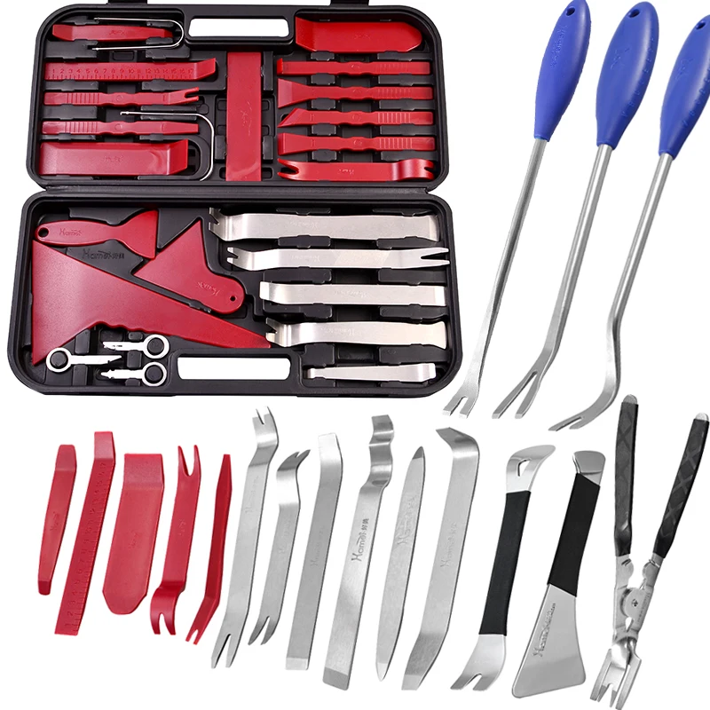 

Wholesale Stainless Steel Car Center Console Dashboard Pry Plate Bar Tools For Peugeot BMW TOYOTA SKODA TESLA MERCEDES BENZ