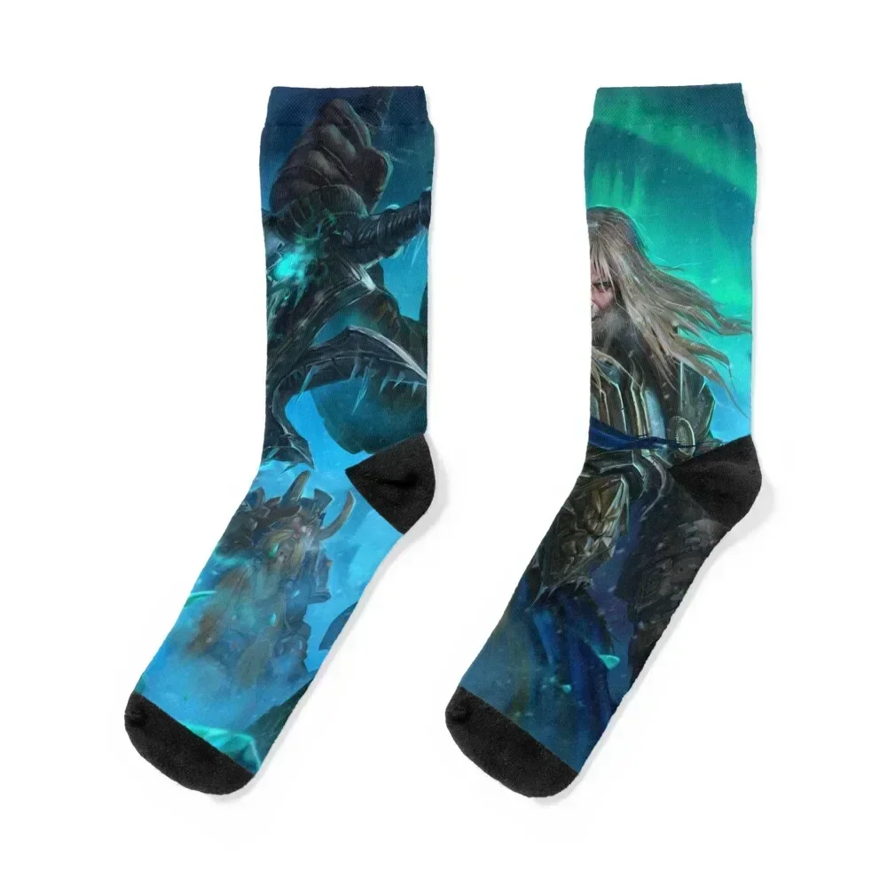 Arthas Wallpaper Socks christmas gift Stockings man happy winter gifts Socks For Men Women's