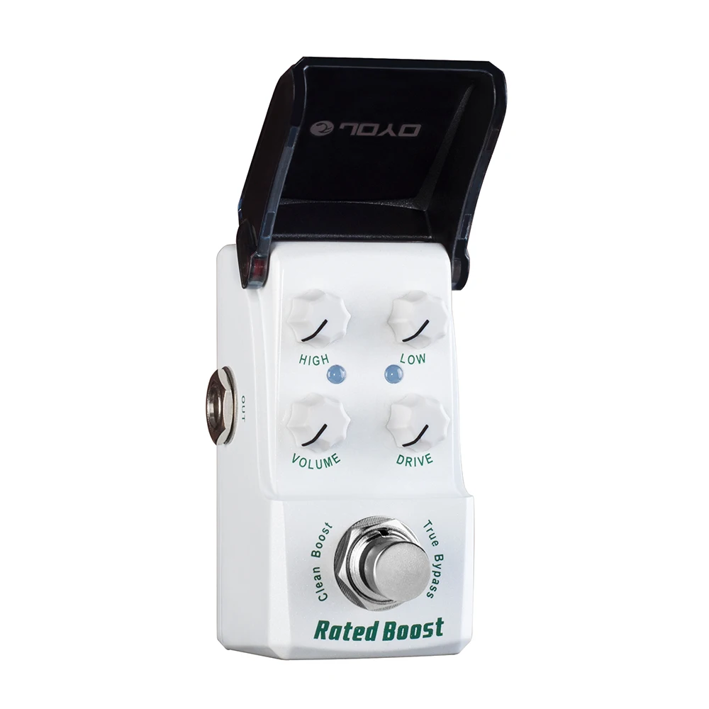 JOYO JF-301 RATED BOOST Clean Boost Guitar Pedal with ±12dB Active Low High EQ True Bypass for Electric Guitar