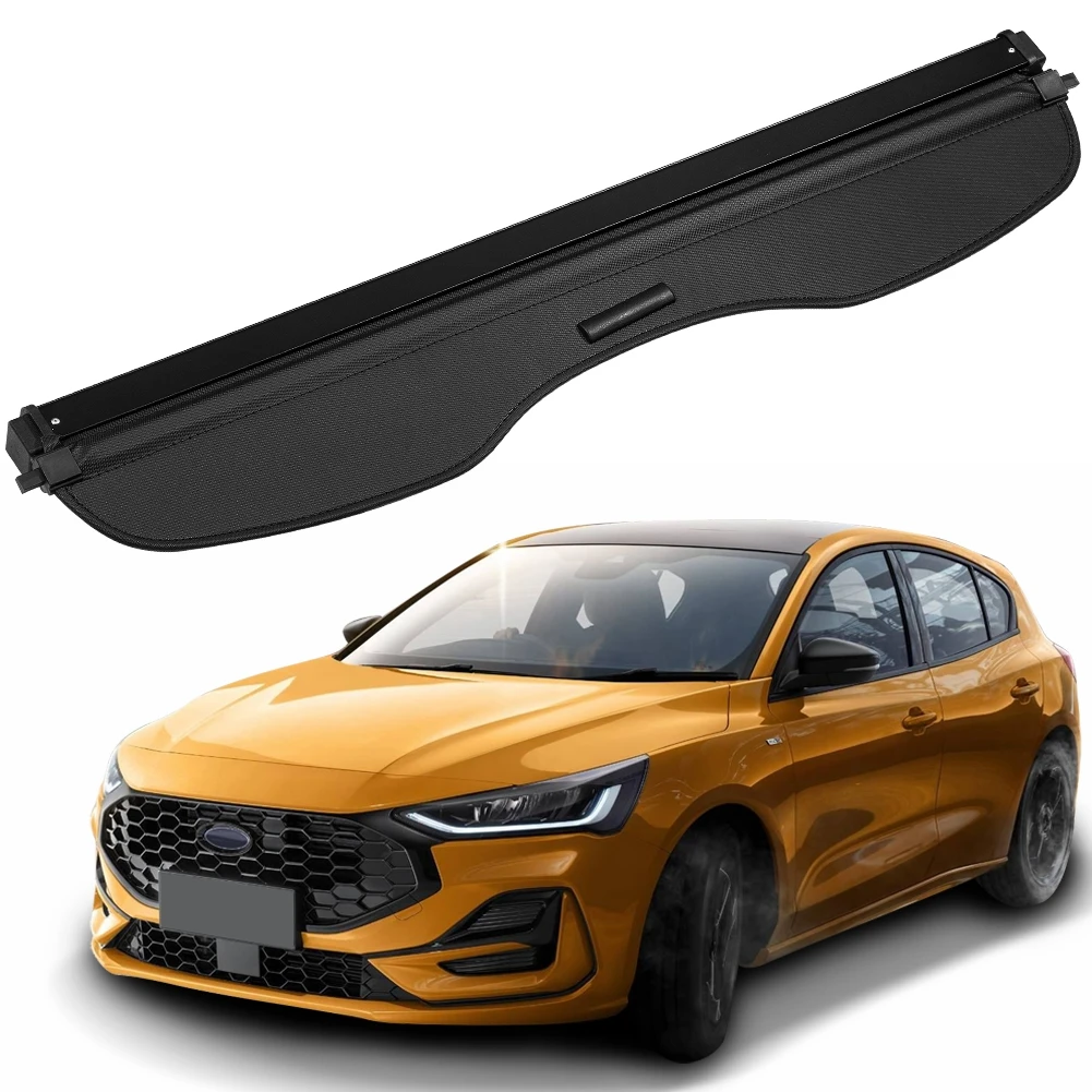 

Cargo Cover Compatible with Ford Focus 2009-2022 Rear Cargo Cover Retractable Trunk Car Privacy Shades