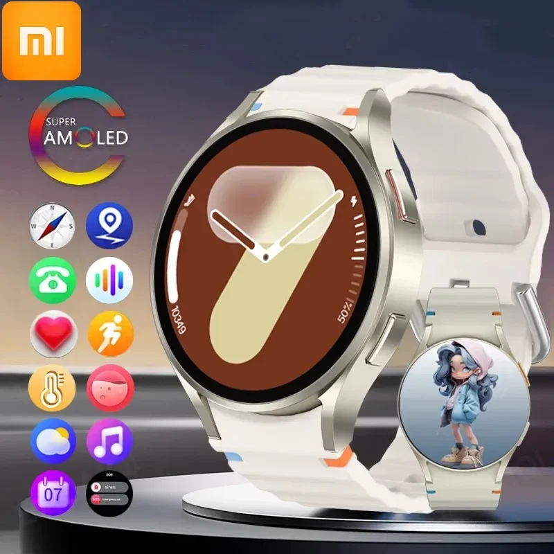 

Смарт-часы Xiaomi Galaxy Watch 7, GPS, спортивный трек, AMOLED-экран, Bluetooth-вызов, фитнес-трекер, умные часы с пульсометром