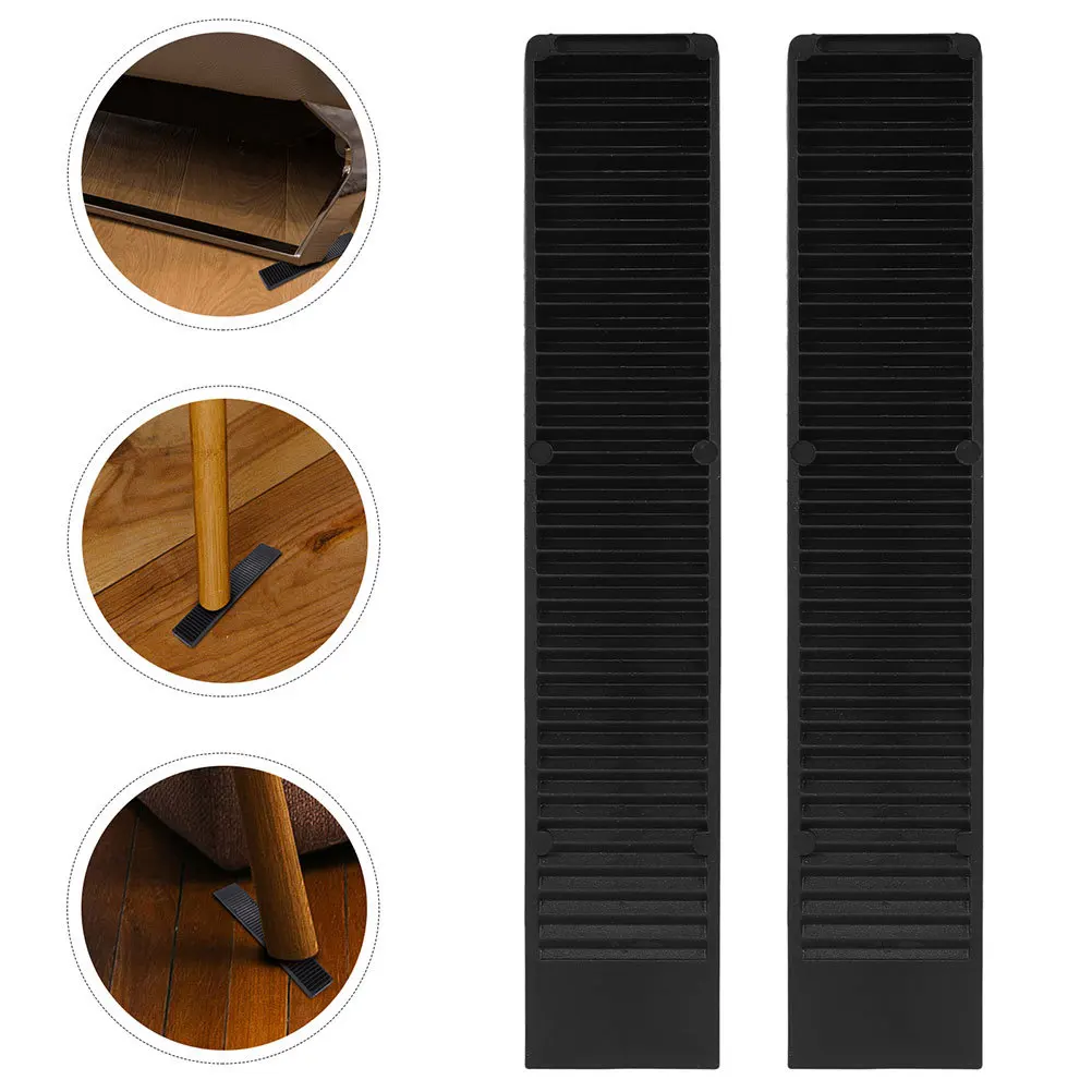 

18Pcs Table Leg Levelers Shims for Uneven Floors Plastic Furniture Stabilizers Non-Slip Height Adjuster Floor Protector Pad