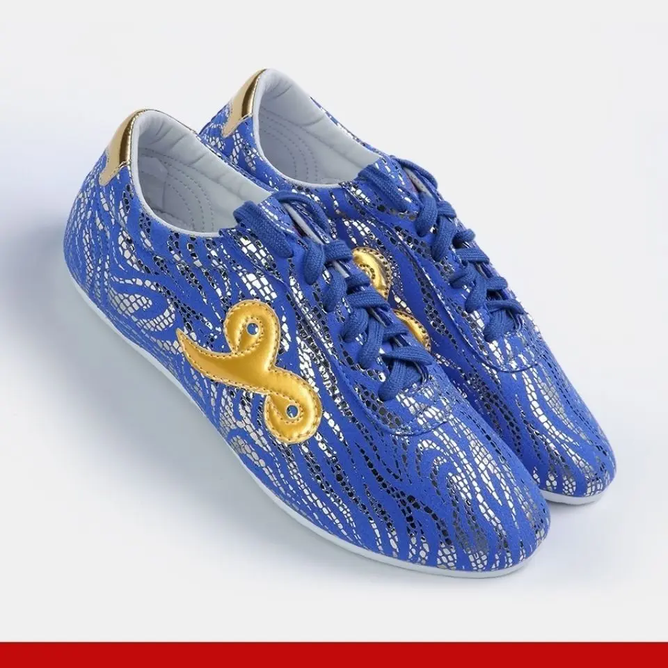 Adult Men's Training Shoes Breathable Durable Martial Arts Shoes Indoor Soft Sole Shoes Taekwondo Coach Shoes Rubber Sole