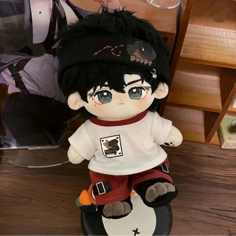 

Du Bing Cotton Doll Clothes Hippop Check Plush Doll Clothes Mini Street Style No Attribute Doll Clothes Doll Accessories