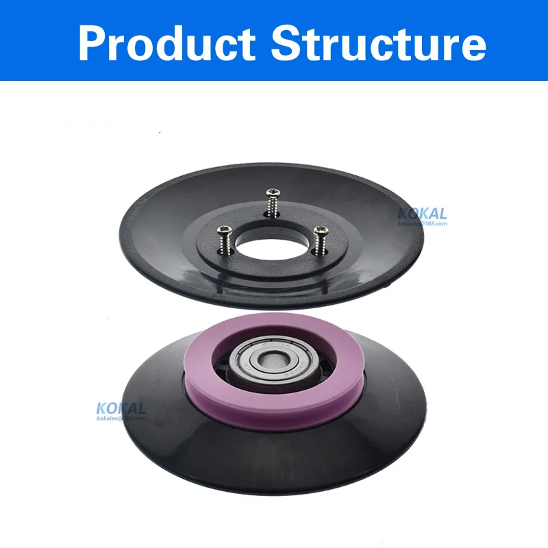 [V-ZHL] 1004 1005 1006 Wire winding machine pulley ceramic guide wheel U groove V groove wire pulley combination guide roller