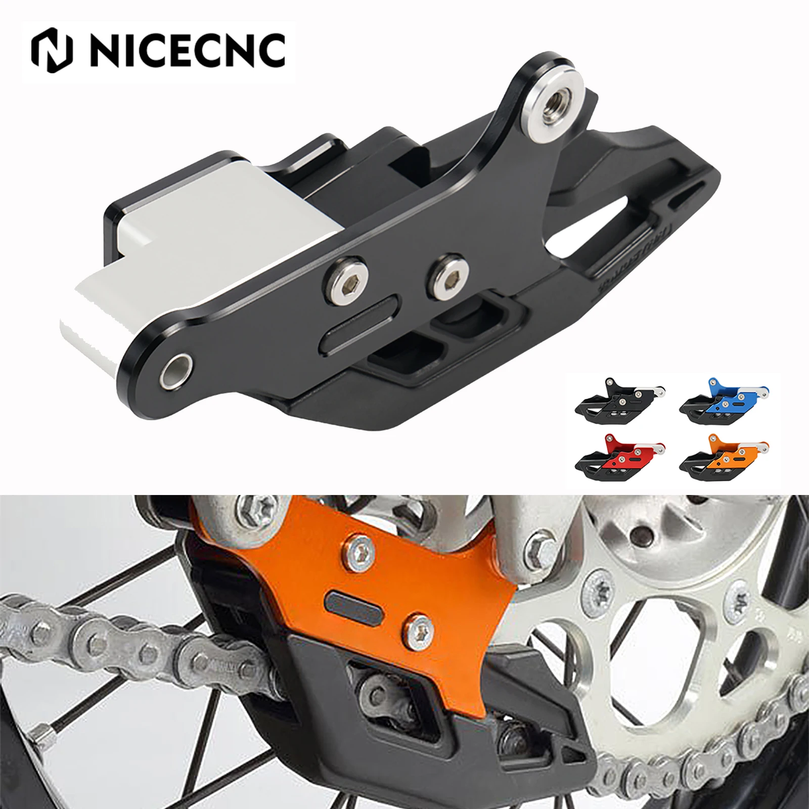 For KTM 690 Enduro SMC R 2008-2022 Husqvarna 701 Enduro R Supermoto 2016-2022 2021 NICECNC Chain Guard Cover Protector Motocross