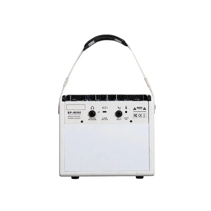Acoustic Electric Guitar Amplifier AMP Speaker Bluetooth Rechargeable Ukulele Sax Violin Piano Busking