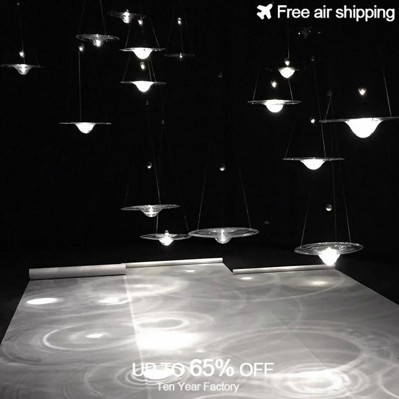 

Modern Luxury LED Dimmable Clear Glass Round Pendant Light with Lustre Finish for Dining Room Ceiling Hanging Decorative Fixture