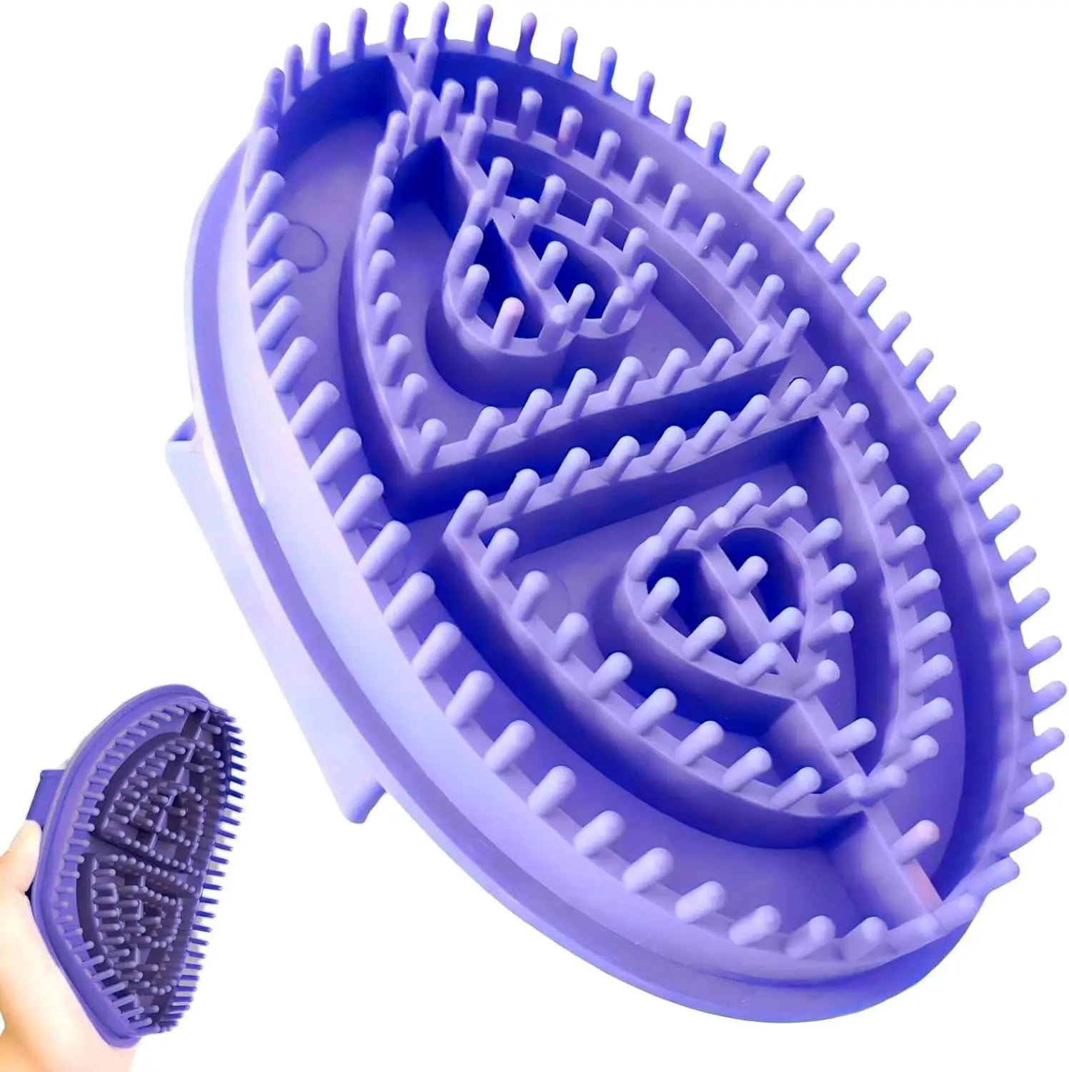 Meridian Body Massage Brush, Acupressure Glove, Bath Spa Tool Scalp Massager for Relaxation and Improved Circulation