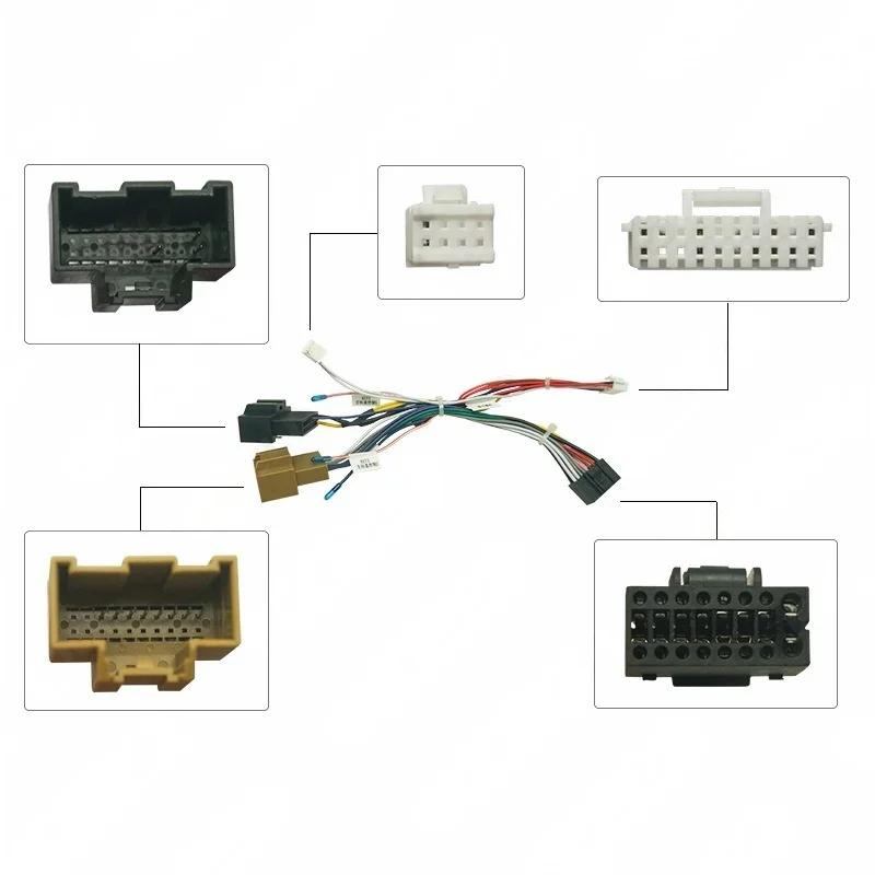 

CAN BUS Decoder Wiring Harness Adapter ISO Quadlock Connector Cable for Chevrolet Malibu 2016