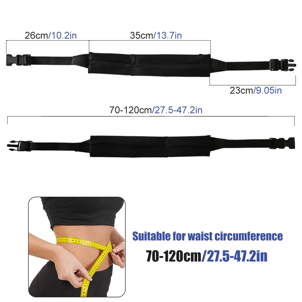 1PCS Running Belt Waist Pack - No-Bounce Fitness Fanny Pack for Men & Women,Phone Holder for Running,Jogging,Gym,and Workouts