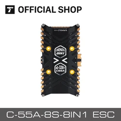 T-MOTOR C55A Electronic Speed Controller C-55A-8S-8IN1 3-8S ESC Compatibility work with F7 PRO