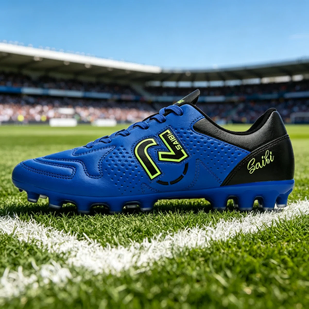 

Multiscene AG FG Soccer cleats Wear Resistant PU Fabric TPU Grip Sole Comfort Fit for Men Women Teenager Athletes