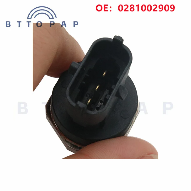 0281002909 Fuel Rail Pressure Sensor For Hyundai Elantra Tucson Kia Cerato Sportage FIAT BMW Series Models 3140127000 0281002867