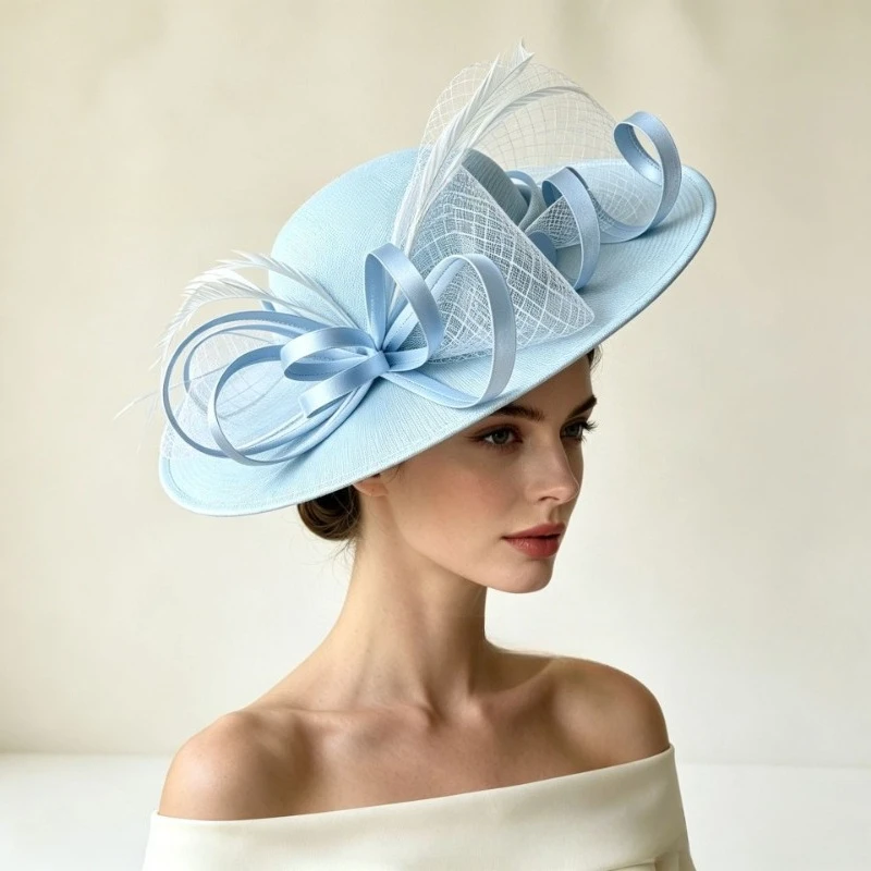 hot-pink-large-fascinator-hat-women-feather-decor-royal-ascot-horse-race-derby-wedding-church-cocktail-party-millinery