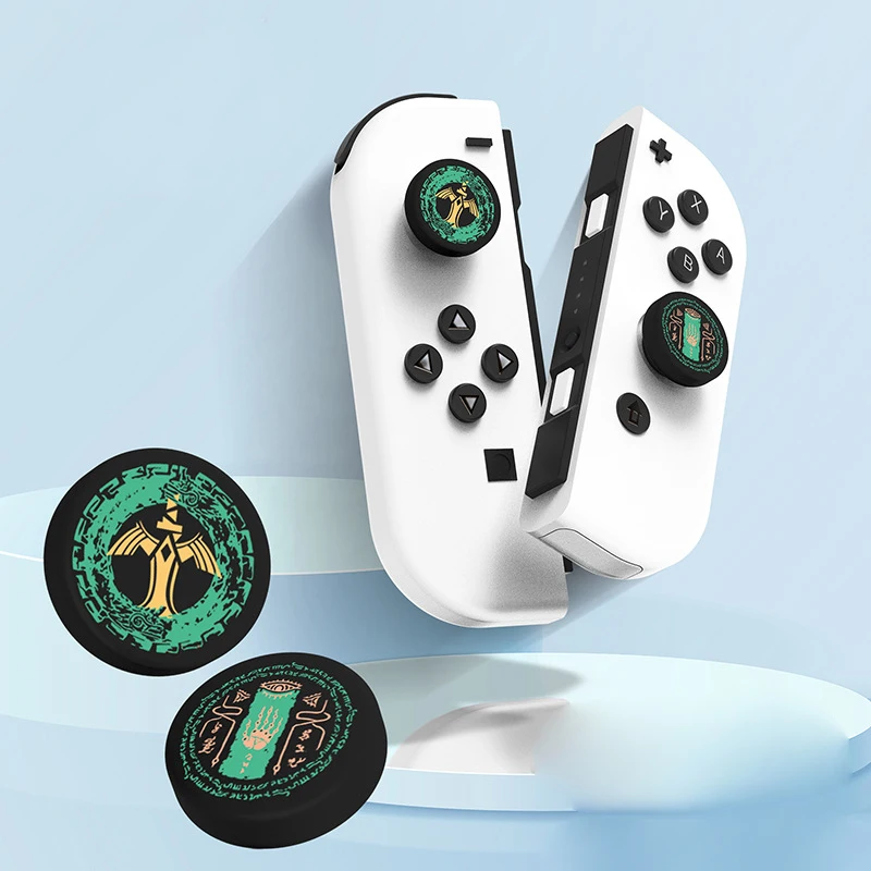 Switch Thumb Stick Grip Cap, capa de joystick macia para Nintendo Switch Oled, NS Lite, Joy-Con, Thumbstick Case, 4pcs