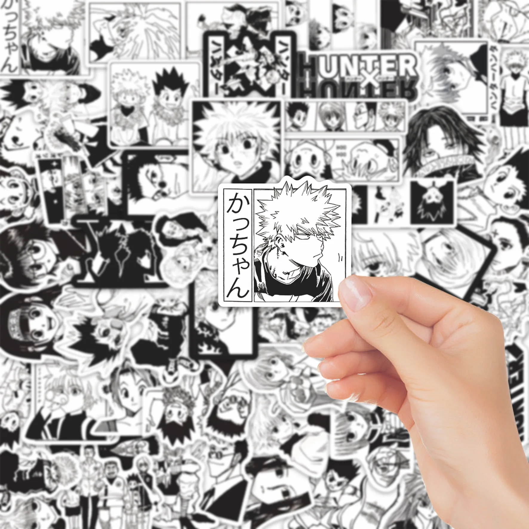 10/68Pcs Anime HUNTER × HUNTER Stickers GON · FREECSS Stickers Manga DIY Decorative Stickers