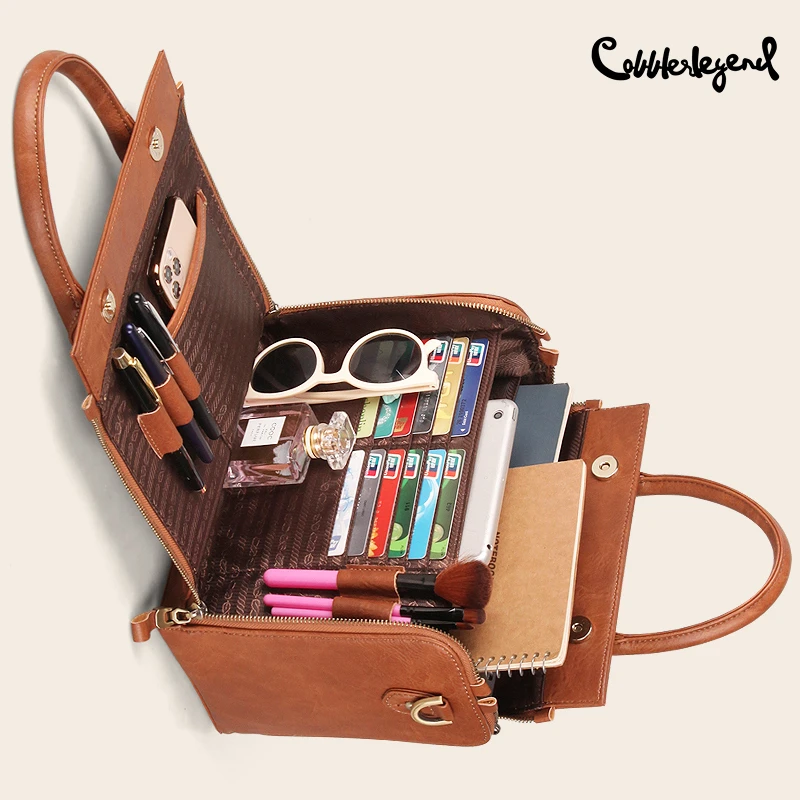 Cobbler Legend, nuevo bolso de mano, bolso de diseñador de piel sintética, bolso de hombro multifuncional de lujo, bandolera para mujer de gran