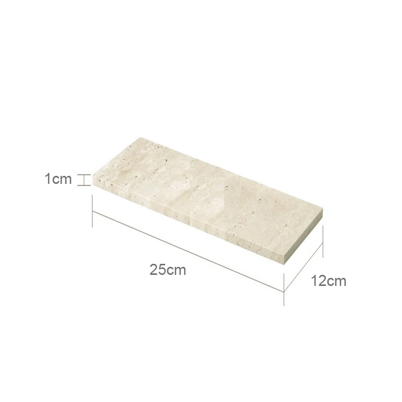 Beige Travertijn Badkamerset Natuurlijke Marmeren Zeepdispenser Rietverspreider Tissue Box Lade Badkameraccessoires