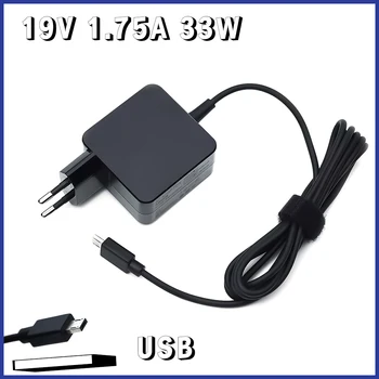 19V 1.75A 33W AC Adapter ชาร์จแล็ปท็อปสําหรับ Asus E200 E200H E200HA E202S E202SA TP200S TP200SA X206HA