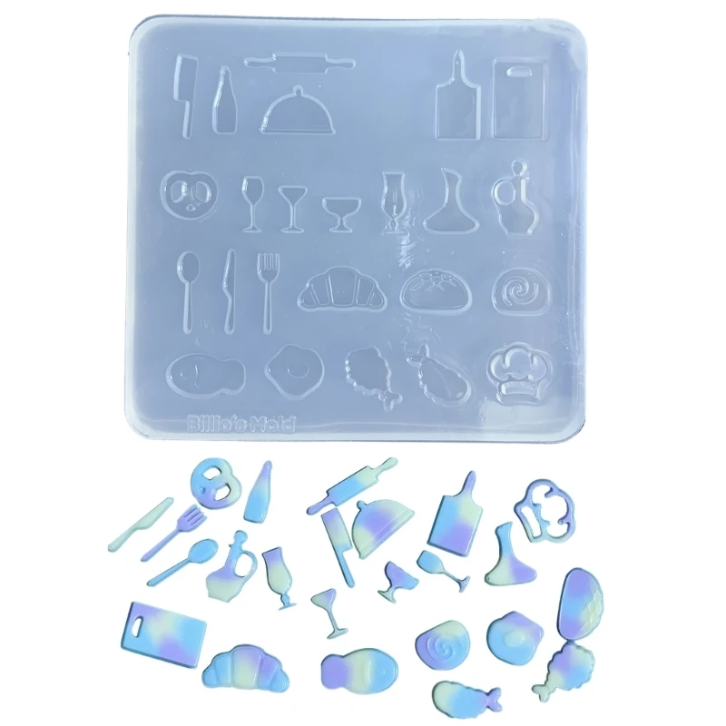 

Kitchenware Resin Casting Molds Shaking Cup Part Mould Kitchen Themed DIY Craft Mold Silicone Material for DIY