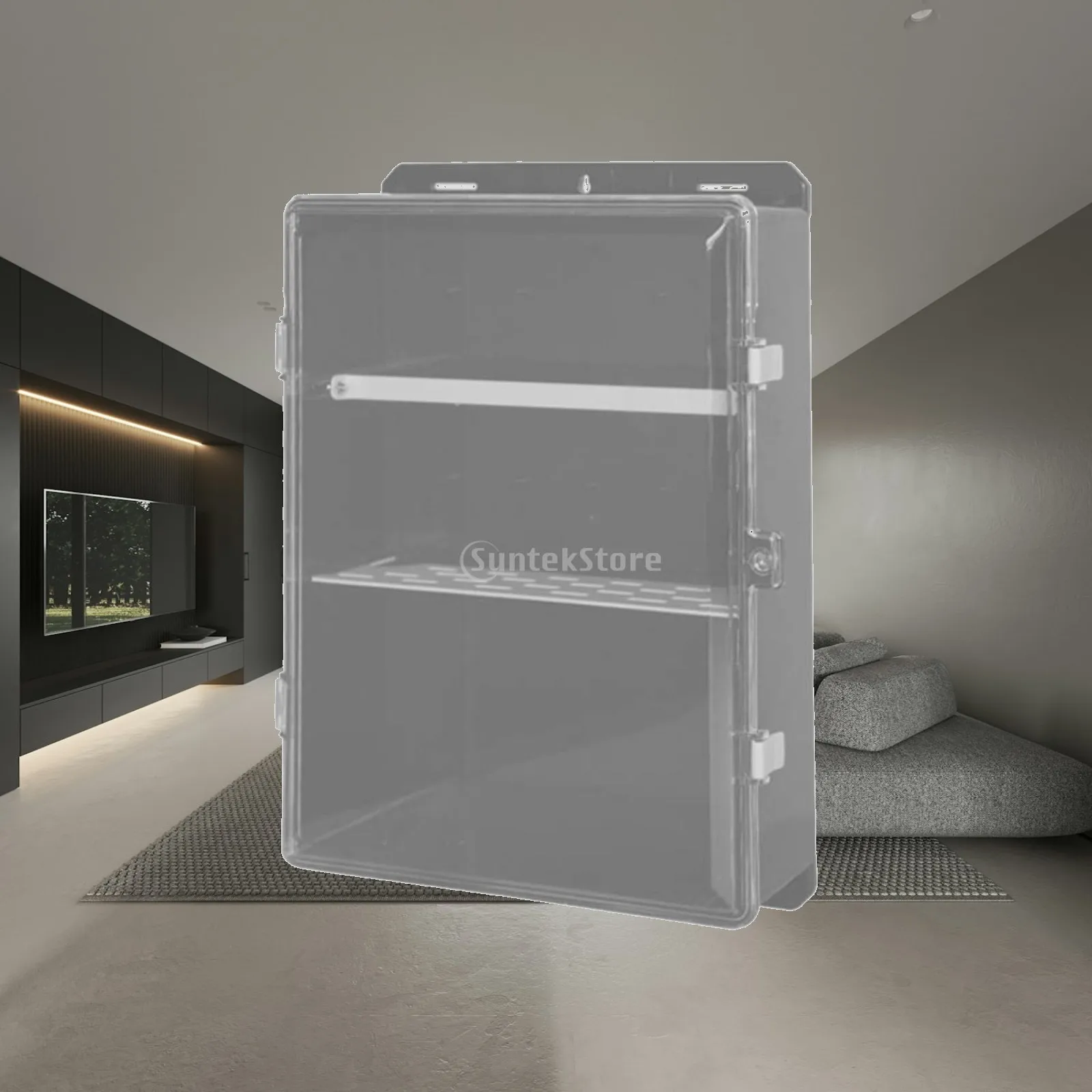 Enclosure Flame-Retardant Hinged Electrical Enclosure with Latches Junction Box with Hinged Cover UL94 V-0 for Electricians