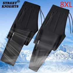 2023 neue Sommer Männer Hosen 8xl Jogger Jogging hose Fitness lässig schnell trocknen Hose Männer atmungsaktive elastische Taille Feder hose männlich