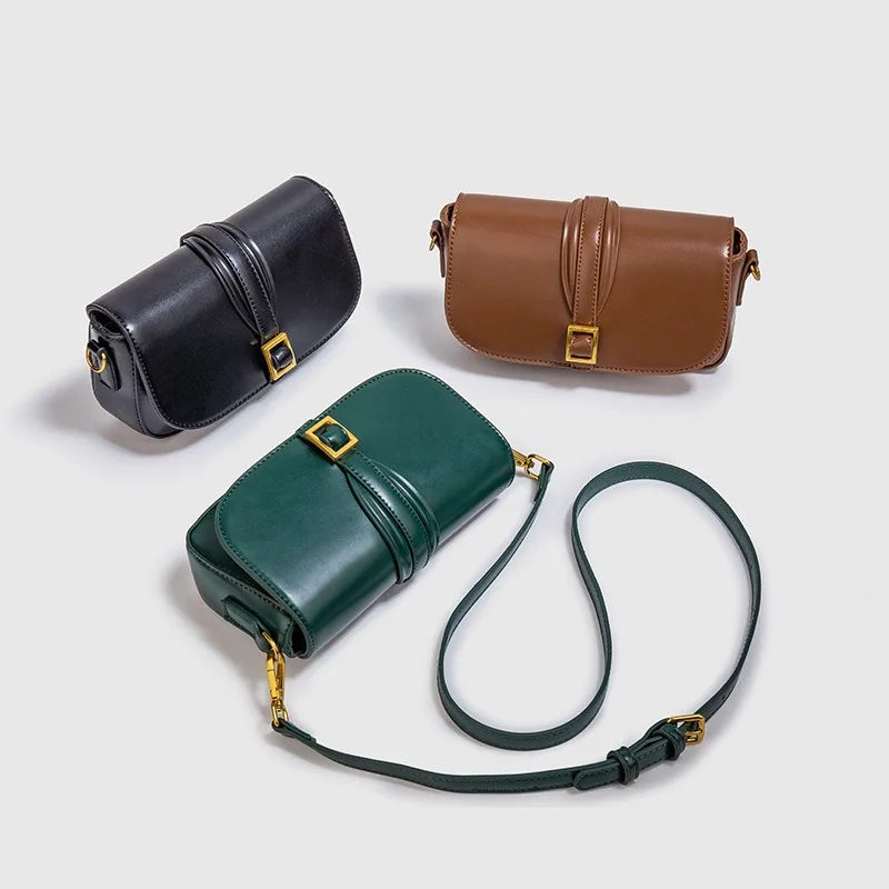 

Cross border new tofu bag classic buckle decoration shoulder crossbody bag mini versatile small square bag