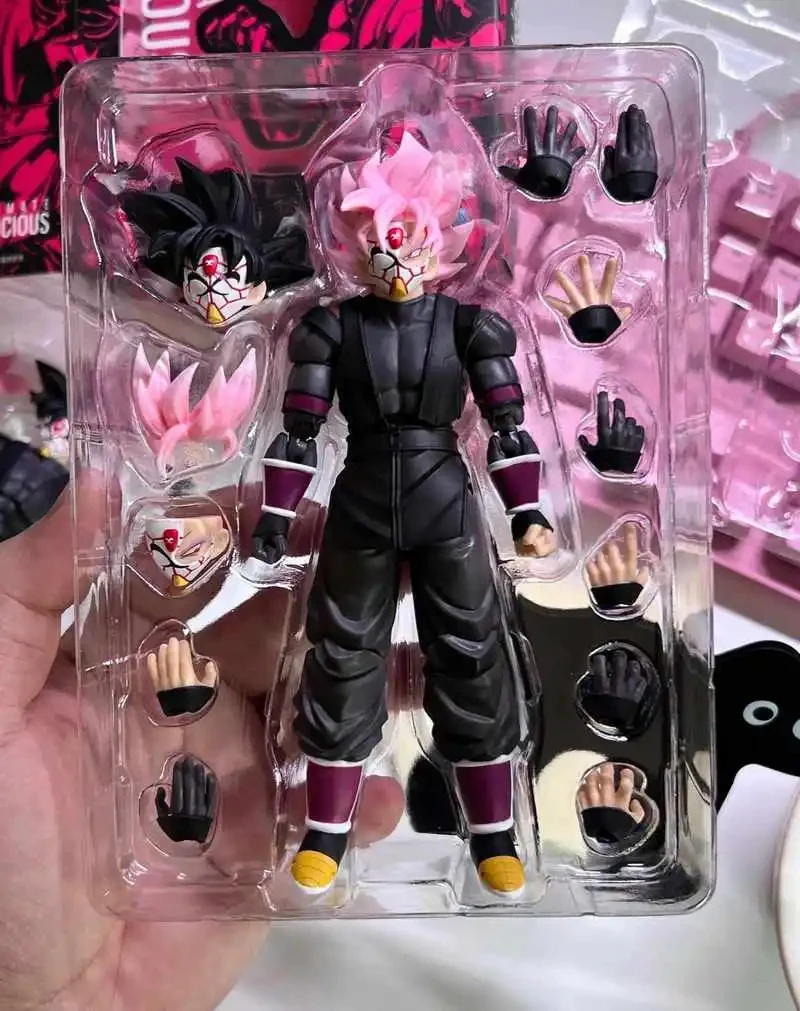 

Demoniacal Fit Dragon Ball Black Goku Zamasu S.H.Figuarts SHF Ultimate Atrocious Black Goku PinkZamasu Аниме Фигурки игрушки