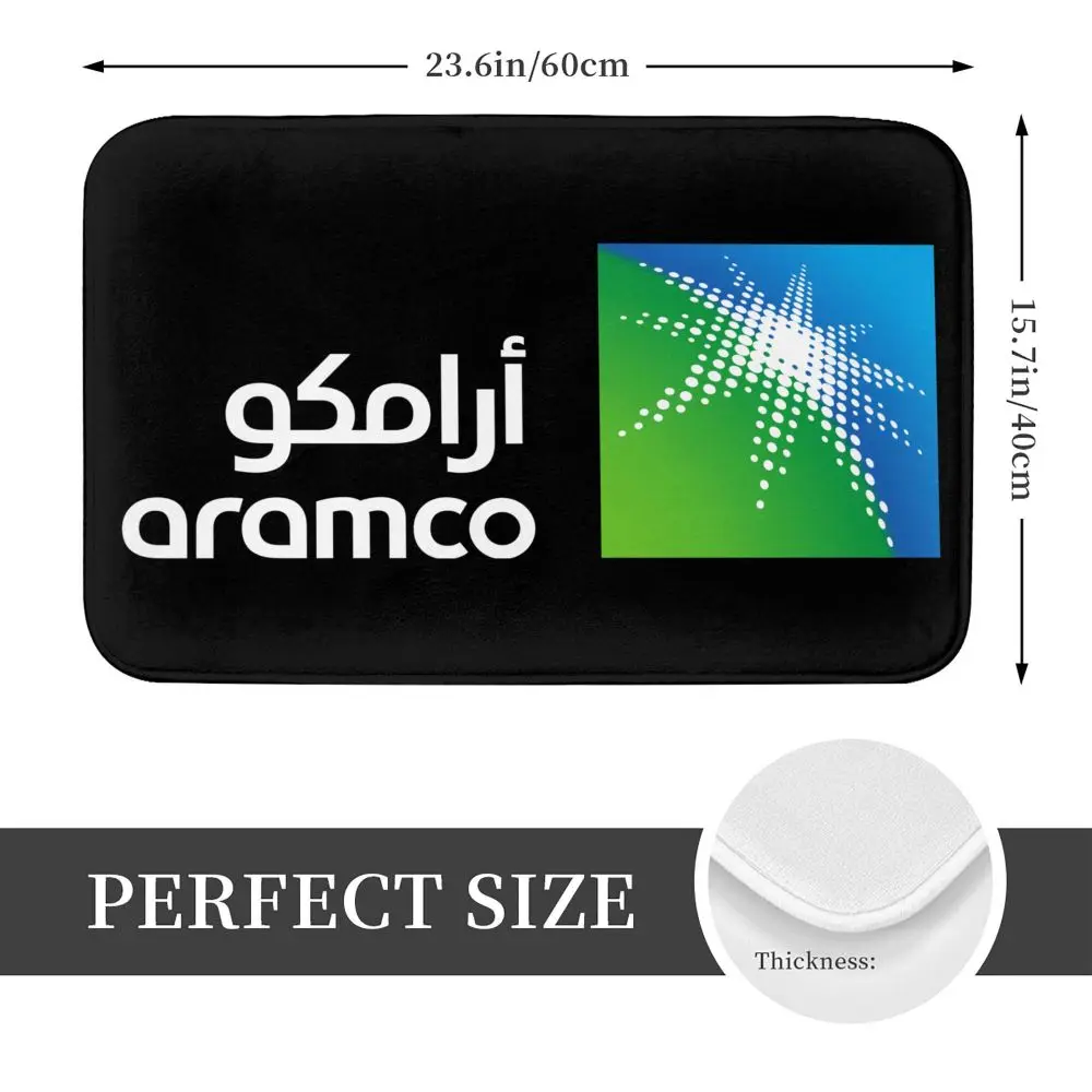 NEW Saudi Aramco Printed Doormat Floor Mat Home Creative Mat Super Soft Absorbent Bathroom Door Mat Door Entrance Mat