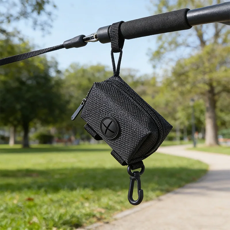 Tragbare Mini-Kopfhörer-Tasche Reißverschluss-Etui für AirPod Datenkabel-Organizer Box Schlüssel-Münzhalter mit Clip Outdoor Kleine Aufbewahrungstasche – Detail 1