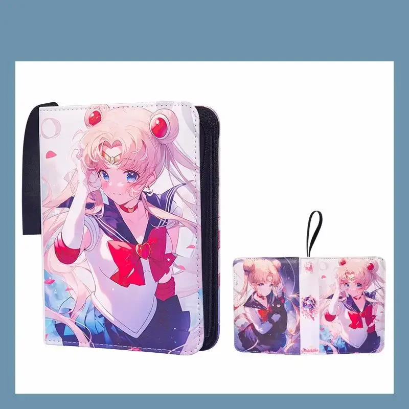 Sailor Moon Tsukino Usagi Sailor Saturn Self Made Anime Game Character Classic Series Collection Zipper Loose Leaf Card Book Toy