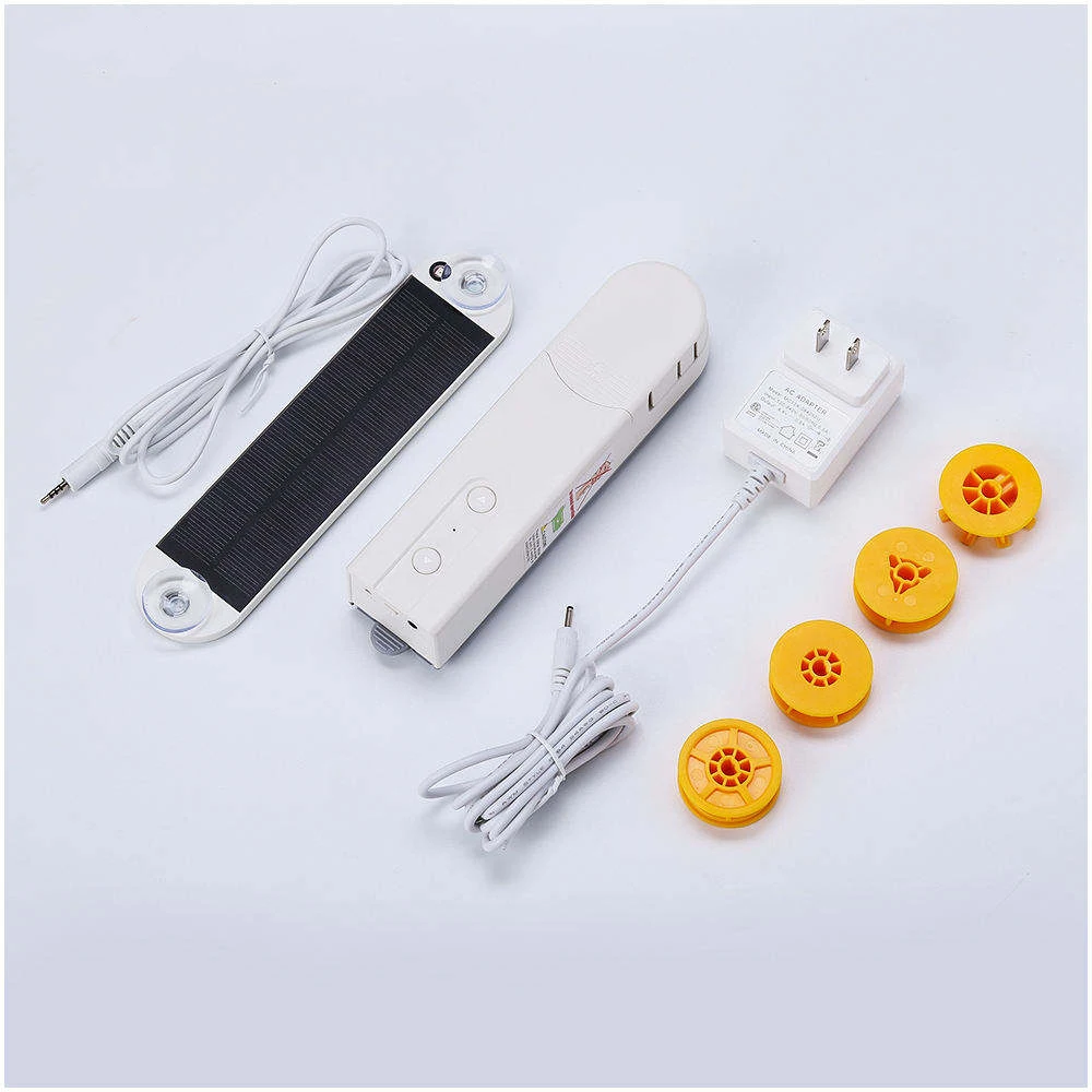 Zebra Blinds Modern Home Motorized Electronic Battery Operated Aluminum Alloy Contemporary Curtain Poles Tracks