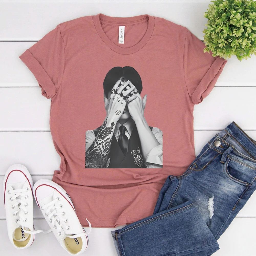 Vintage K-Pop Idol Grafik T-Shirt 2026 World Tour T-Shirt Koreanische Mode-Shirts Herren Damen Casual Tee Kurzarm-Oberteile Fan-Geschenk – Detail 11