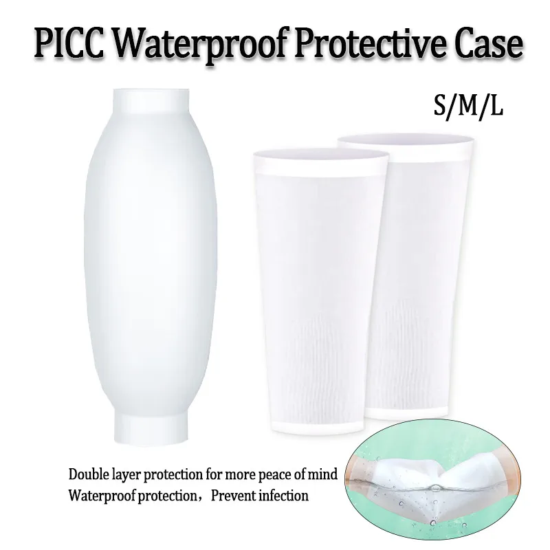 PICC Silikon-Armschutzabdeckung für intravenöse Katheter, wasserdichte Duschabdeckung für Bruchwunden