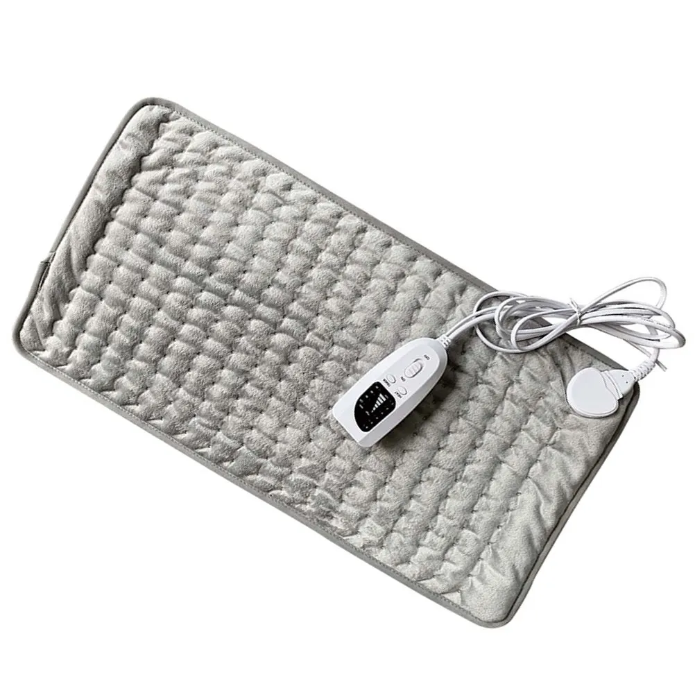 

1Pcs Electric Heating Pad Extra Thick Fabric Electric Blanket for Back Abdomen Leg Eu Plug 6 Temp Levels 4 Timer Soft Warm-Up