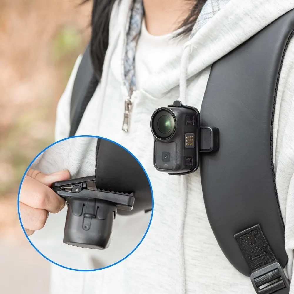 

Quick Release Magnetic Clip Non-Slip Anti-shake Backpack Clip Holder Rotatable Mount Clamp for DJI Osmo Nano Camera Accessories