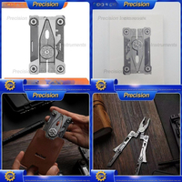 2026 Nato Silver Wing EDC Multi Tool Kit Outdoor Folding Knife 14 in 1 Screwdriver Portable Survival Tool Set