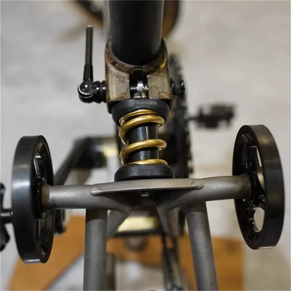 Unionjack Titanium spring shock absorber for Brompton Cline Aline shock absorber
