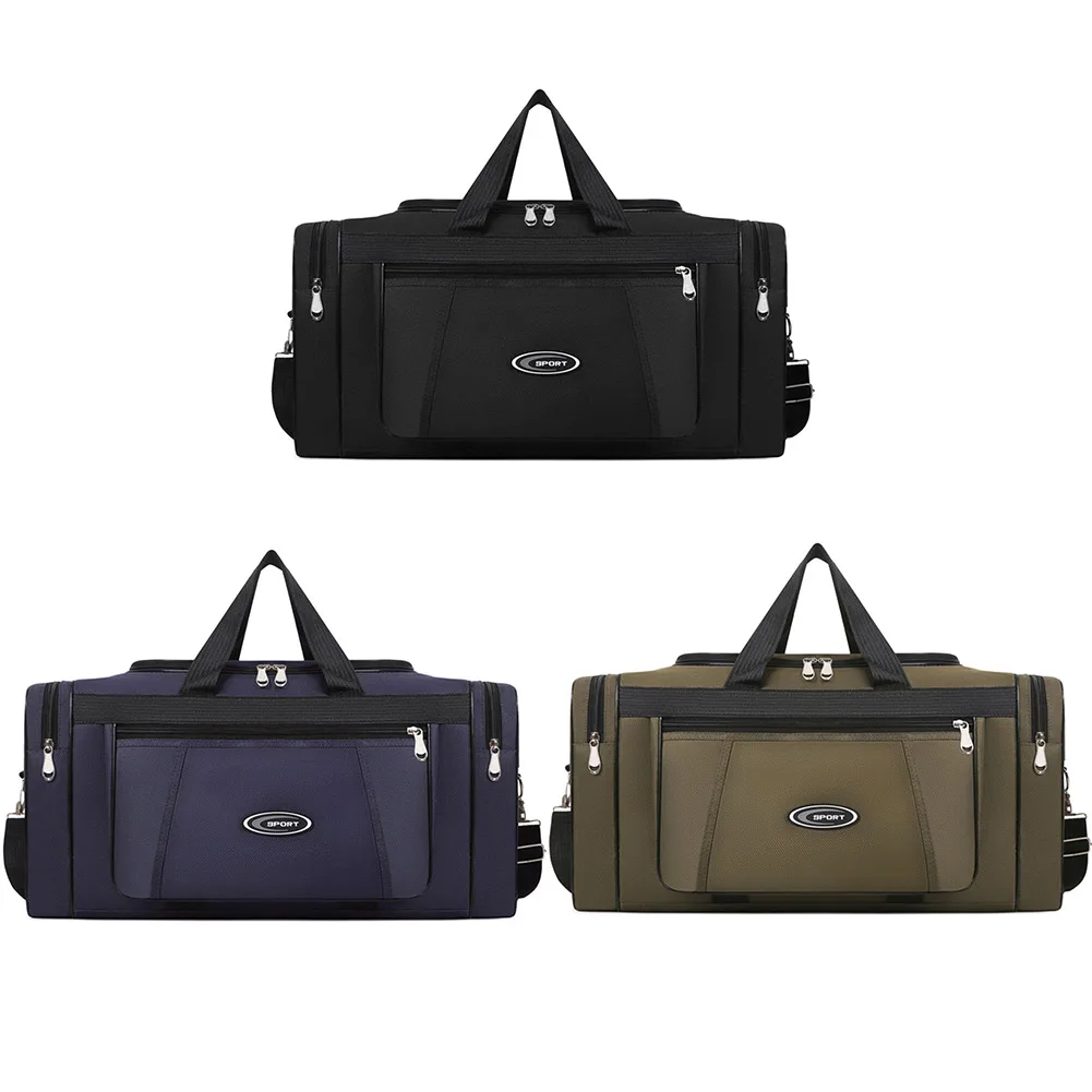 

Large Capacity Weekend Duffle Travel Bag Oxford Hand Luggage Bag Waterproof Portable Unisex Zipper Outdoors Duffle Travel Bag